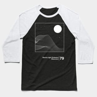 ELO - Discovery / Minimal Style Graphic Artwork Design Baseball T-Shirt
